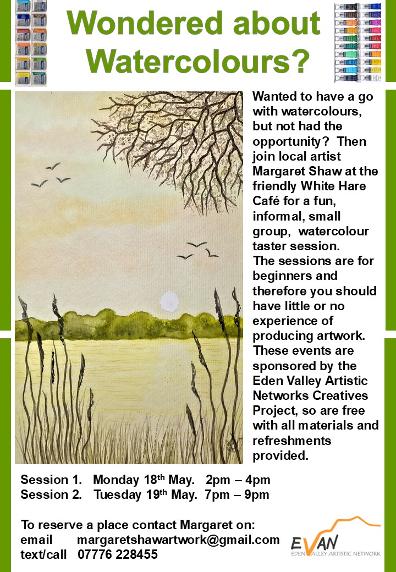 watercolour workshop poster